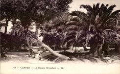 Cannes CPA the Brougham public garden