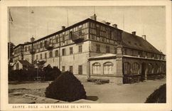 Sainte Odile CPA the terrace of the hotel