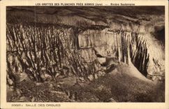 CPA caves of the boards close Alpine laburnum CPA underground river Rooms of the organ
