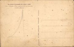 Old Lyonese of 1550 has 1800 CPA Escalier of a house of the street Juiverie (Jewish)