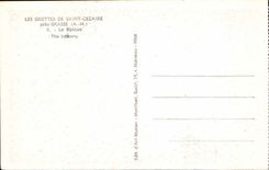 CPA Hohlen von Saint Cezaire nahem fetthaltigem der Balkon