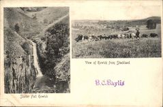 Great BRitain CPA View off Howick from Stackland Shelter fall Howick