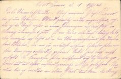 Feldpostkarte des III Armekorps Document RaRe Militaria 1915 3eme armee