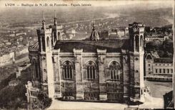 Lyon CPA Basilica of ND of fourviere Side wall