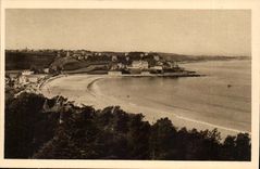 Perros Guirec CPA View of Trestraou
