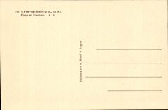 Perros Guirec CPA Beach of Trestraou