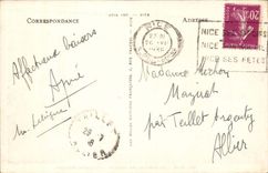 Nice CPA the garden of King Albert the 1st municipal casino