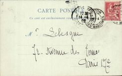 Nice CPA the avenue of the station