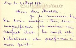 Nice CPA Entrance of the port Seen from of the castle