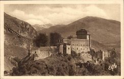 Lourdes CPA the fort and the valley of argeles