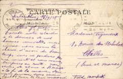 Drill of Fontainebleau CPA the rock which trembles