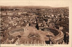 Italie Italia Roma CPA Panorama visto dalla Cupola di S Pierre
