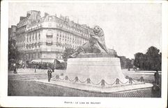 Paris CPA der Lowe von Belfort