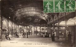 Vichy CPA the palate of the Sources