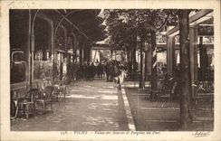 Vichy CPA Palate of the Sources and Pergolas of the park