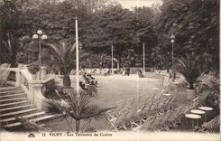 Vichy CPA terraces of the casino