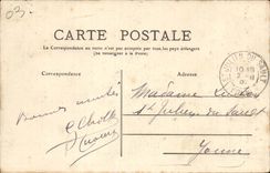 Vichy CPA a corner of the new park