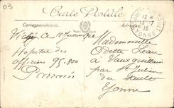 Vichy CPA the house of Madam de SEvigne