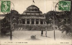 Vichy CPA the frontage of the casino