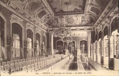 Interior Vichy CPA of the casino the village hall