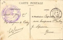 Interior Vichy CPA of the casino the village hall