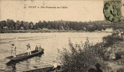 Vichy CPA a walk on Allier