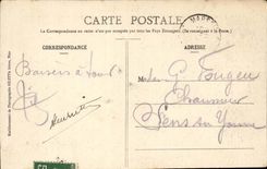 Nice CPA Walk of English on the terrace during the music