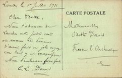 Lourdes CPA the cave according to an original photograph of 1858