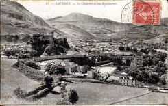 Lourdes CPA the castle and mountains