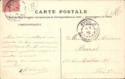 Drill of Fontainebleau CPA Sphinx of the Druids (Franchard)