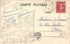 Drill of Fontainebleau CPA the rock sponges