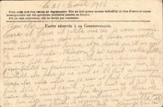 Chart Correspondence of the armies Passilly Pierre Church by Ceherbourg Infantry