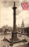 Great Britain CPA London London Nelson' S monument Trafalgar public garden
