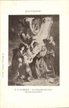 CPA Flemish School Rubens Deposition (museum of Antwerp)