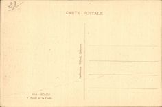 CPA Kostum-Folklore Scaer Profil der Kappe