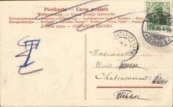 Elsassische CPA Kostum-Folklore (Lothringen Elsass)