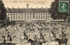 Saumur CPA Ecole of application of military Carousel cavalry Lancer
