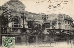 Vichy CPA Frontage of the new casino