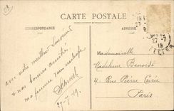 Vichy CPA a corner of the park