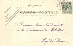 Paris CPA the bridge of the Montsouris park