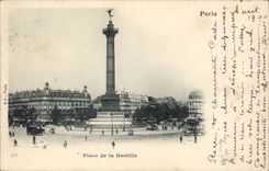 Paris CPA Places Bastille