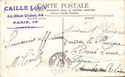 Paris CPA Perspective du boulevard Poissonniere