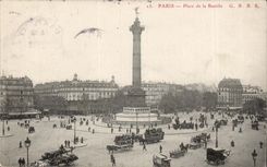 Paris CPA Places Bastille