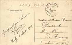 Vichy CPA a corner of the park