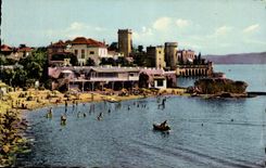 Napoule MODERNE KARTE der Strand und das chaetau