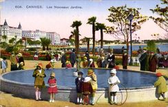 Cannes CPA new gardens