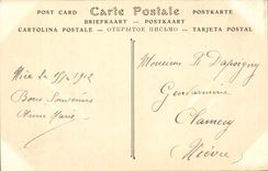 Nice CPA the port seen from of the castle