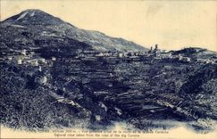 La Turbie CPA View taken of the road of the large cornice