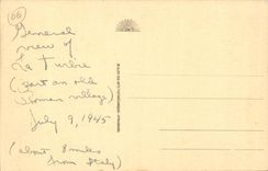 La Turbie CPA View taken of the road of the large cornice