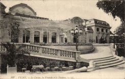 Vichy CPA the casino the Veranda and the theater